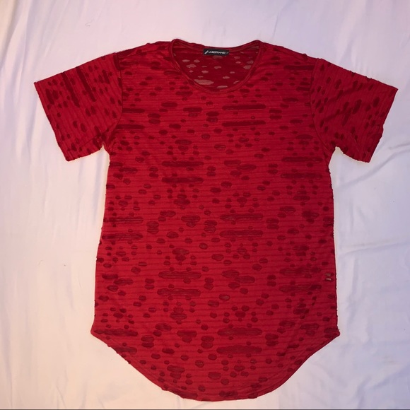 Distressed Ruby T-shirt - Picture 1 of 3